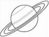 Coloring Pages Saturn Space sketch template