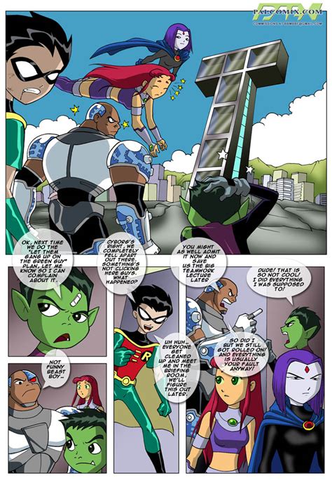 read the[palcomix] the blame game teen titans hentai online porn manga and doujinshi