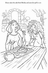 Coloring Pages Brave Merida Mom sketch template
