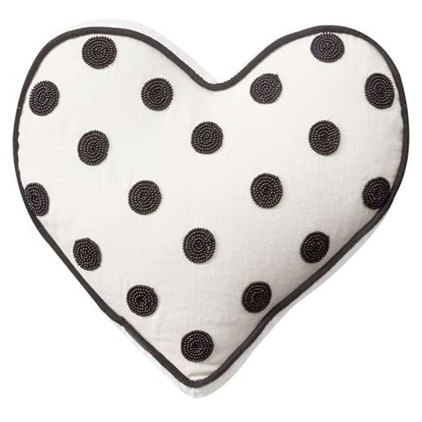 The Emily And Meritt Heart Sequin Pillow Pbteen