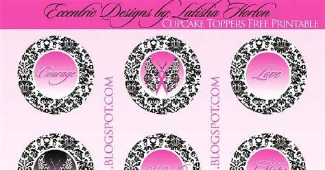 fete fanatic  breast cancer awareness printables