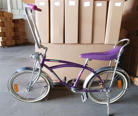 purple lowrider bike  easy riding