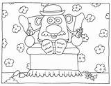 Coloring Couch Potato Pages Adult Funny Mr Head Getdrawings sketch template