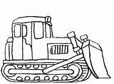 Bulldozer Coloring Shovel Mecanic Transportation Pages Kb sketch template