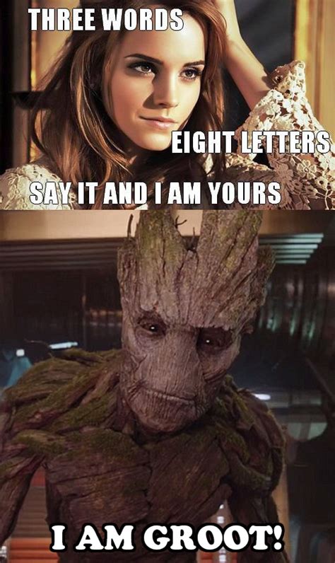 groot is prolly the guardian of the galaxy that has the largest female