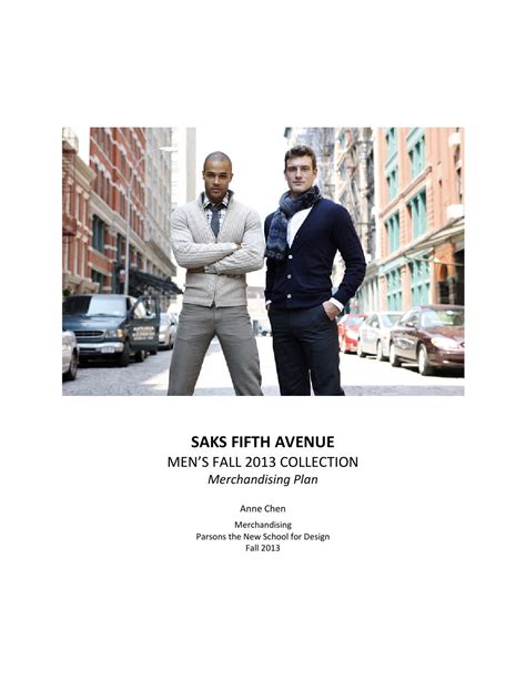 saks  avenue mens fall  collection  chena issuu