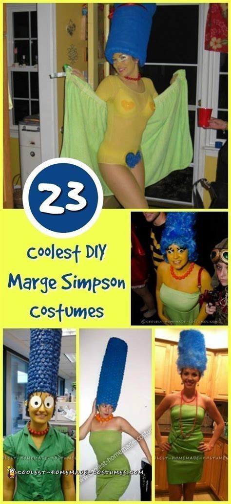 23 Awesome Blue Haired Marge Simpson Costume Ideas