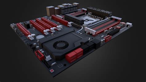 motherboard  model  thompsem bdcc sketchfab