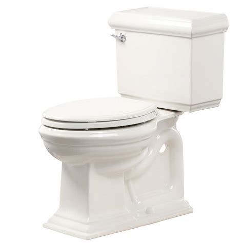 kohler memoirs  piece  gpf single flush elongated toilet  white     home depot