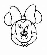 Minnie Coloring Maus Colorear sketch template