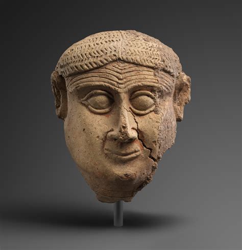 head   male babylonian  babylonian  metropolitan museum