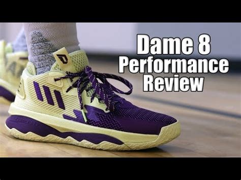 adidas dame  performance review youtube