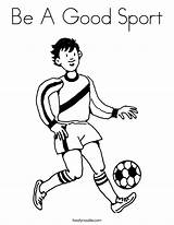 Sport Good Coloring Pages Physical Education Color Soccer Player Sports Print Printable Punk Cm Worksheets Boy Preschool Twistynoodle Built California sketch template