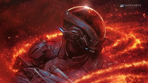 Download Wallpaper Mass Effect Andromeda N7 2560x1440
