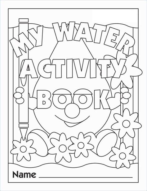 coloring pages worksheets kids water coloring book  coloring pages