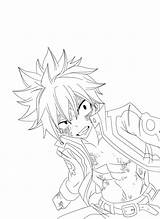Natsu Coloring Pages Dragneel Comments sketch template