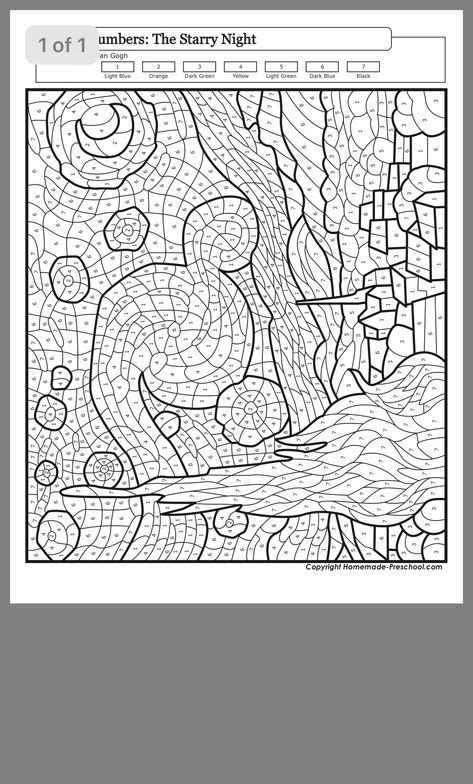 color  number ideas color  numbers coloring pages math