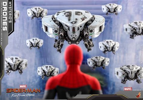 hot toys spider man   home drone accessory set