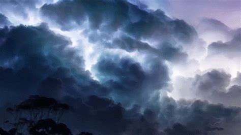 thunderstorm time lapse    frightening