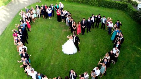 wedding photography rising view aerial drone video photography