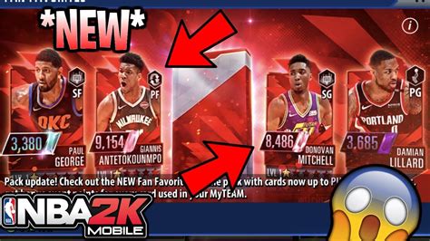 New Fan Favorites Theme Cards For Ff Nba 2k Mobile Youtube