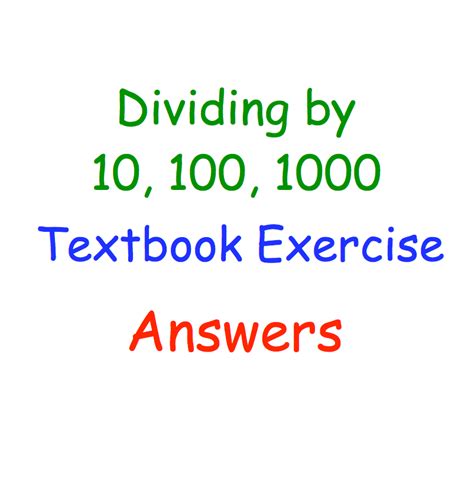 division     textbook answers corbettmaths