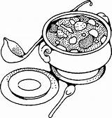 Soup Coloring Pages Bowl Drawing Printable Food Tureen Getdrawings Kids Getcolorings Color Popular Soups sketch template