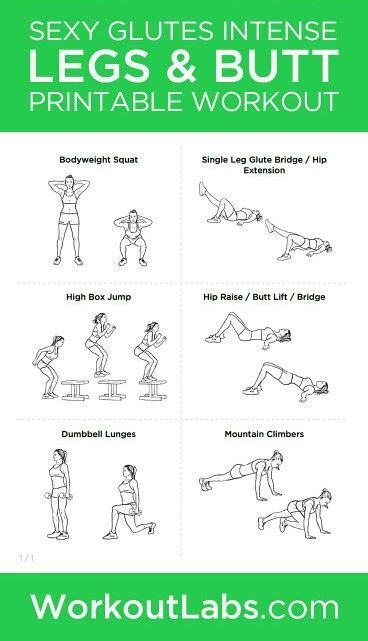 56 best images about leg and butt workouts on pinterest