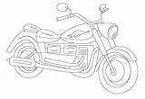 Motorcycle Coloring Pages Kids Printable Drawing Print Line Draw Color Sheets Drawings Mouse Boys Bestcoloringpagesforkids Preschoolers Bikes Choose Board sketch template