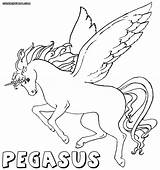 Pegasus Coloring Pages sketch template