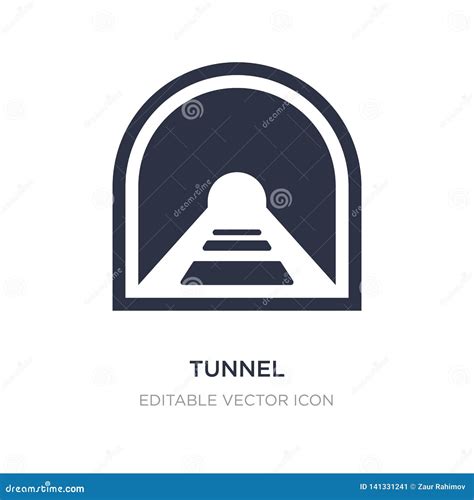 tunnel icon  white background simple element illustration  signs