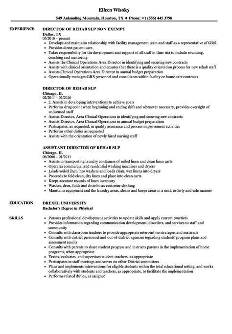 slp resume template