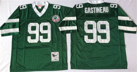 Men S New York Jets 99 Mark Gastineau Green Team Color Authentic