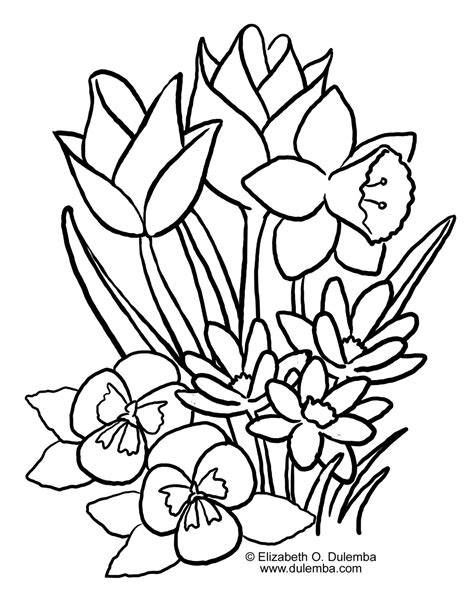 spring coloring pages  kentscraft