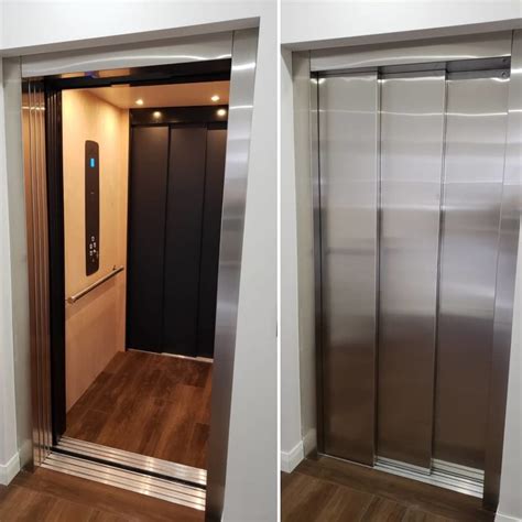elegant home elevator installed  calgary canada garaventa lift north america