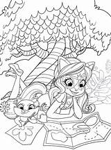 Enchantimals Coloring Pages Printable Youloveit Colouring Choose Board sketch template