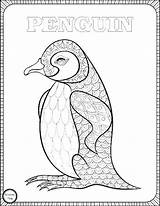 Penguin Emperor Coloring Getcolorings sketch template
