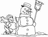 Coloring Christmas Pages Snowman Print Holiday Printable Color Book Boy Kids Books Happy Filminspector sketch template