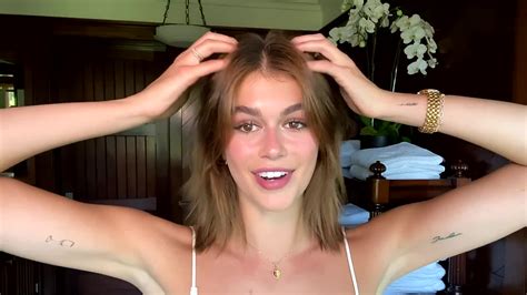 Watch Kaia Gerber’s Guide To Face Sculpting And Minimal Sun Kissed