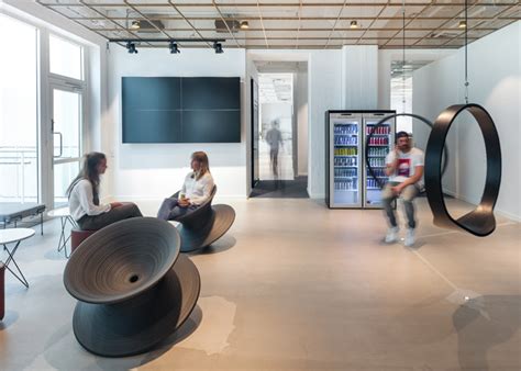 red bull s stockholm office features modular mobile furniture
