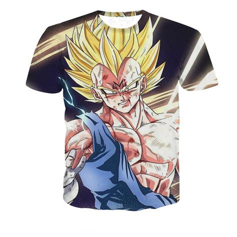 Classic Anime Dragon Ball Z T Shirt Super Saiyan 3d T Shirt Tees