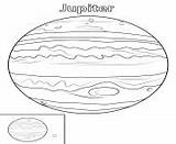 Coloring Pages Planet Jupiter Solar System Printable sketch template