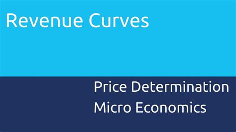 what is revenue curves price determination ca cpt cs