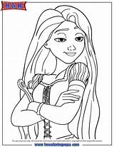 Coloring Rapunzel Tangled Pages Disney Princess Movie Hmcoloringpages Books Pony Little Characters Popular Printable sketch template