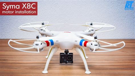 syma xc drone motor installation youtube