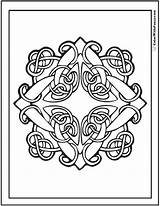 Knot Irish Knots Gaelic Vines Scottland Hearts Mandala Keltische Sheets Colorwithfuzzy Fuzzy Crosses sketch template