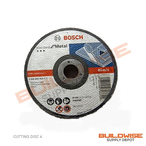 bosch cutting disc  buildwise