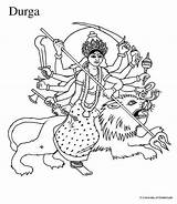 Durga Maa Imgbuddy sketch template
