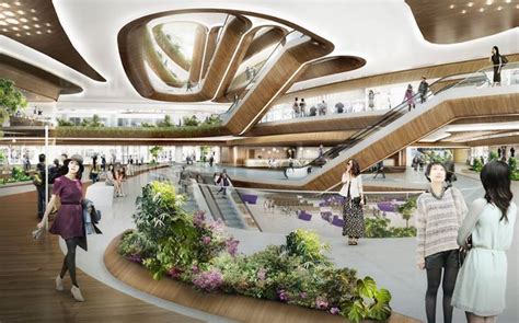 changi airport complex unstudio mall design shopping mall interior