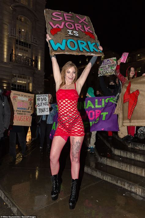 Prostitutes Take To London S Street To Protest About Sex